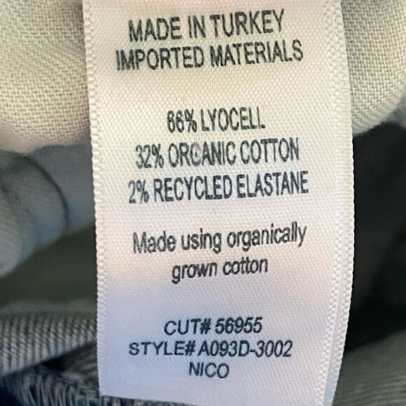 Agolde Nico Blue Jeans Skinny High Rise Slim Fit Cut Out Size 26 - Picture 11 of 11